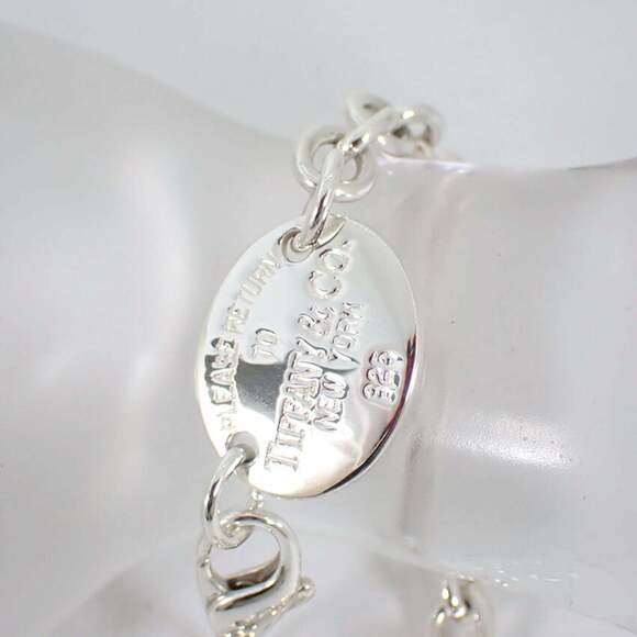TIFFANY Authentic Silver Charm Bracelet - Picture 3 of 8